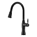 GICASA Solid Brass High Arch Oil Rubbed Bronze Single Handle Kitchen Faucets, Commercial Style Pull Down Kitchen Sink Faucet with Pause Control Handheld Pull Out Spout Sprayer