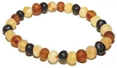 Adult Shingle Raw Mixed Baltic Amber Stretch Bracelet Love Amber X Uk Seller