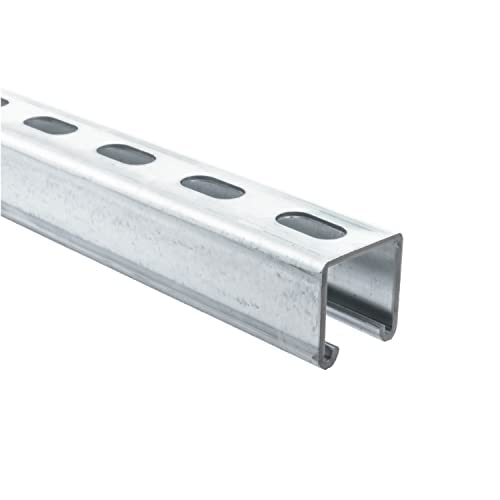 Genuine Unistrut P1000T 15/8 12 Gauge Strut Channel, Slotted Back, PreGalvanized 4 Foot Length