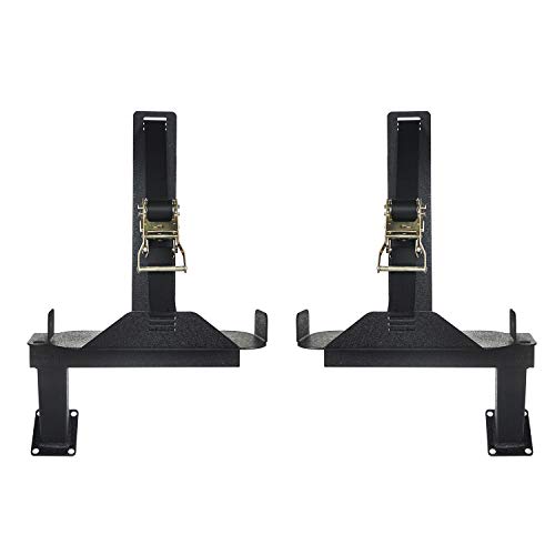 u-Box Jeep Wrangler JK Spare Tire Jerry Can Mount Fit 5.3 Gallon (Jeep Wrangler JK 07-18)