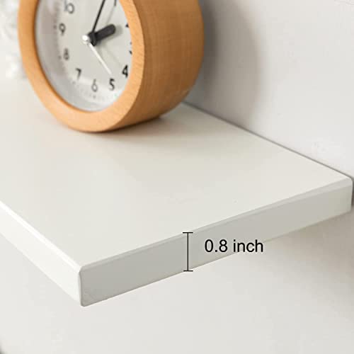 Long Floating Shelf 36 Inch White Floating Shelf for Wall, Durable