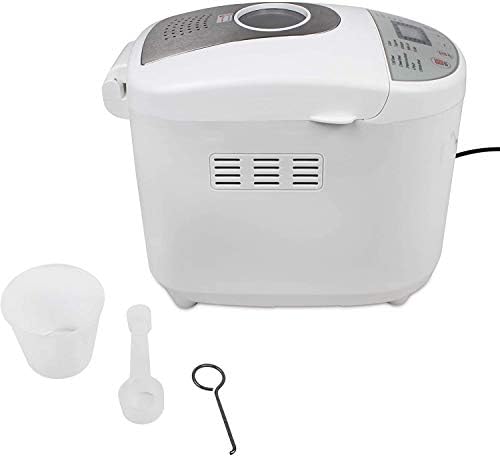 Domaier Machine à Pain, 19 Programmes pour Pain au Levain Naturel, Programmes Sans Gluten, Brioche, Pâtes, Confiture, etc, 3 Taille du pain 1.0/1.5/2.0LB - Cuisine A Vivre Domaier Machine à Pain, 19 Programmes pour Pain au Levain Naturel, Programmes Sans Gluten, Brioche, Pâtes, Confiture, etc, 3 Taille du pain 1.0/1.5/2.0LB