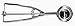 Ice Cream Scoop with Trigger Release – Stainless Steel Ice Cream Scooper for Cookie Dough Scoops Melon Balls Spoon Mashed Potato Disher