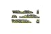 War World Gaming World at War Stone Wall and Pillar Sections Large Set – 28mm WW2 Normandy Wargame Terrain Model Diorama