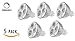 5 Pack - Sunco Lighting 6W LED MR16 Bulb, Dimmable, 375 Lumens, 3000K Warm White, 45 Degree Beam Angle, GU5.3, Landscape, Track Lighting, Reccesed, 50Watt Halogen Equivalent, Super Bright
