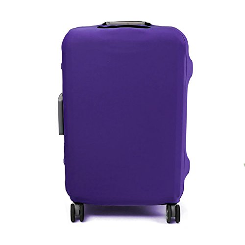 TOPTIE Luggage Covers Travel Suitcase Protective Cover, Fits 18-32 Inch Luggage PURPLE-XL29TO32