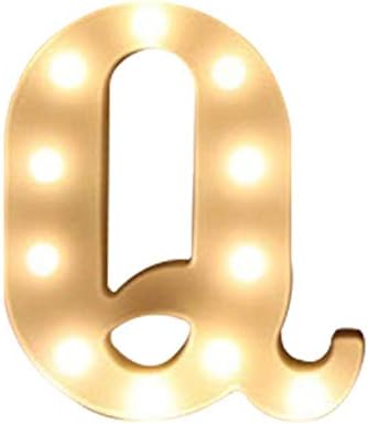 Xfg Luce Inglese Lettera Q Per Modellare Luci Matrimonio Luci Digitali Compleanno Matrimonio Proposta Di Matrimonio Luce Bianca Amazon It Illuminazione