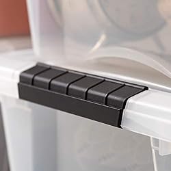 IRIS USA 19 Qt Stackable Plastic Storage Bins with
