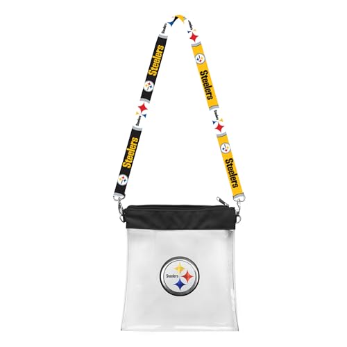 Littlearth Pittsburgh Steelers NFL Clear Satchelette