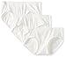Hanes Ultimate Women's 3-Pack Cotton Stretch Hipster Panties, White, 7