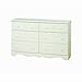 South Shore Furniture Summer Breeze Bedroom Collection, 6 Drawer Dresser, Vanilla Cream