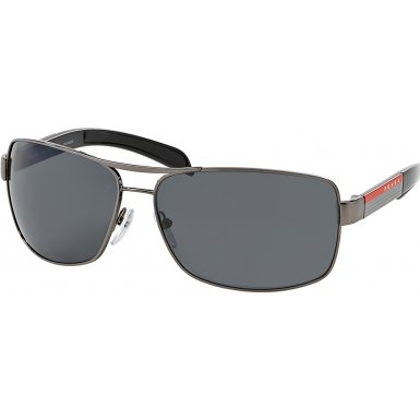 Prada Sport PS54IS Sunglass-5AV/5Z1 Gunmetal (Polar Gray Lens)-65mm