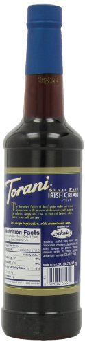TORANI SUGAR-FREE SYRUP, IRISH CREAM, 25.4-OUNCE BOTTLES