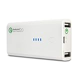 APE Quick Charge 2.0 Dual Port Power Bank Portable External Battery for Galaxy S6, S6 Edge, Note 5, Note 4 LG G4, Asus Zenfone 2, HTC One M9, M8, Nexus 6, Moto X 2014 (1-Pack)