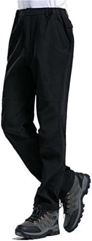 SANKE Men's Hiking Ski Waterproof Pants Soft Shell Fleece Tactical Trousers