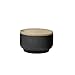 Stelton Theo Sugar Bowl, Stone, Black, 9 x 9 x 5 cm