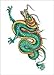 Large Dragon Ink Temporary Tattoos for Party Favor/Party Activity - 30 Sheets - Series 3