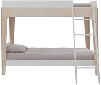 Amazon Com Oeuf Perch Twin Size Bunk Bed White Birch Kitchen