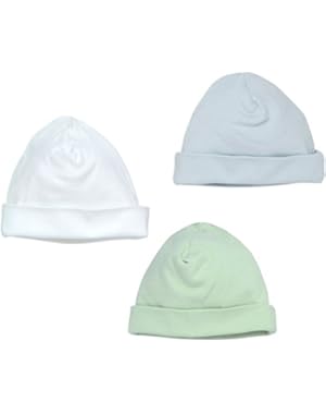 Unisex-Baby Organic Cotton Newborn Beanie 3-Pack