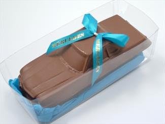 Mercedes basket, Solid Milk Chocolate, Mercedes Sports Car Collector