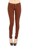 1701 Women Ponte Skinny Pants Casual Outdoor Trousers Basic 5 Pockets