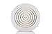 4 Inch Round Air Vent, HG Power Adjustable ABS Vent Cover, White Louver Grille Vent Fit for Bathroom, Office, Kitchen, Ventilation Use - Opening Size 3.74