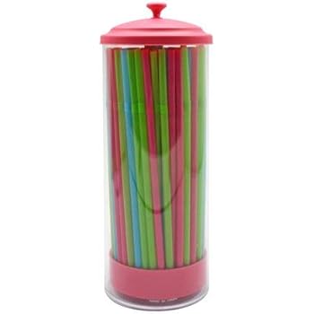 Straws Dispenser (pink)