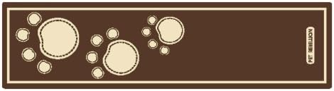 Pet Rebellion Paws Dog Runner, 45 x 150 cm, Brown