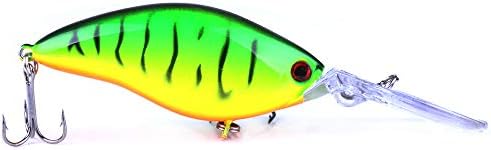 Topgee Mini Fishing Lure - Bait Hollow Simulation Fish Lead Sinking Lure Sea Hard Bionic Bait Lures Treble Hooks Multicolor Powerful Catching Tool Outdoor Sports & Field Activities