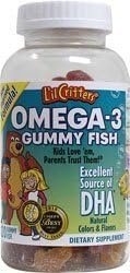 L'il Critters Omega-3 Gummy Fish with DHA, 120-Count Bottles by NORTHWEST NATURAL PRODUCTS .