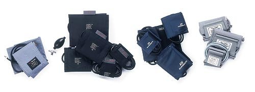 Boso 111-4-130 Cuff for Clinicus, Profitest, Varius, Roid, Solid Sphygs - Large Adult (Black)