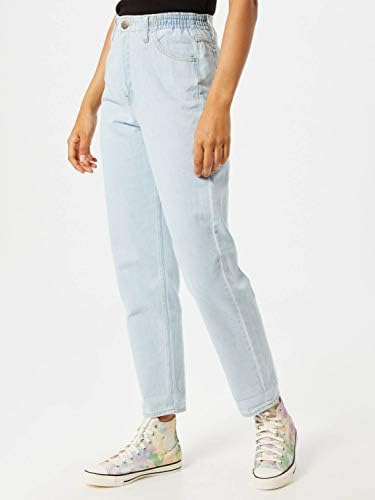 elasticated mom jeans