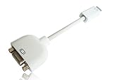 TGOM Mini DVI-to-VGA Adapter for Apple MacBook iMac and PowerBook