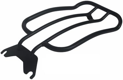 Solo Luggage Rack 7" Gloss Black for Fat Boys 07-UP and Deluxe 05-UP models