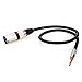 Tisino 3.5mm to XLR Cable Unbalanced Mini Jack 1/8 inch to XLR Male Adapter Microphone Cord- 1.6ft/50cm