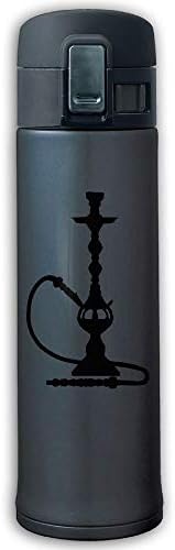 GDESFR Stainless Steel Mug Art Shisha Design Vacuum Cup, 16-Ounce, Navy