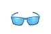 Oakley Men's OO9262 Sliver Rectangular Sunglasses, Sky Blue Fingerprint, 57 mm
