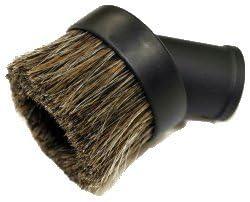 FitAll Dust Brush Horse Hair Bristles Plastic Black