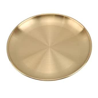 TXSD Round Storage Trays, placas de presentación de metal de acero