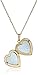 14k Yellow Gold-Filled Heart Locket with Diamond-Accent, 18