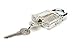 3-Pack Practice Lock Set, HGX LOCKS Transparent Crystal Keyed Padlock, Training Lock Tools for Locksmith,
