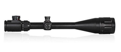 VOKUL 6-24x50mm Red & Green Hunting Rifle Scope Illuminated Crosshair Gun Scopes with Free Mounts and Lens Cover Illuminated Level: 5 Intensity (Red) and 5 Intensity (Green) - Thumbnail 4