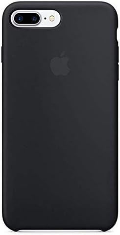 iPhone 8 Plus Silicone Case(5.5inch), TORACASE iPhone 8 Plus Liquid Silicone Gel Rubber Slim Fit Soft Mobile Phone Case with Microfiber Cloth Lining Cushion in Retail Box (Black)