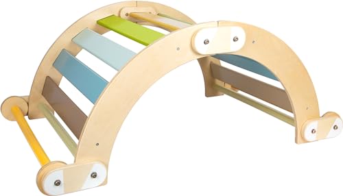 small foot Climbing Seesaw Adventure, exercise game for children, wood, multifunctional, for ages 3+ years. No. 12239