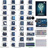 SunFounder Ultimate UNO R3 Sensor Kit V2.0 for Arduino UNO R3 Mega2560 Mega328 Nano - Including 98 Page Instructions Book