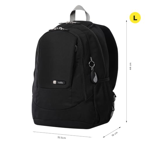 TOTTO Mochila Ergonómica Grande Porta Laptop 14 Repelente a Líquidos | Escuela - Oficina - Viaje | 25 L GOCTAL