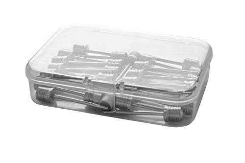 Ball Pump Needles for Sports Balls - Basketball Inflator Needle for Ball - Air Pump Needle for Soccer Rugby Football Volleyball Balls - Ball Pump Inflation Needle Pack of 30 Adapter with Storage Box