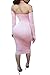 LOV ANNY Womens Halter Backless Tube Party Bandage Club Bodycon Dresses Pink