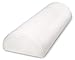 Back Pain Relief Memory Foam Pillow - Half Moon Bolster Knee Pillow for Side, Back, Stomach Sleepers - Semi Roll Round Lumbar Leg Wedge - Reduce Neck Spine Back Hip Ankle Stress - Organic Cotton Cover primary