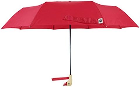 Anysecu Novelty Duck Head Handle Umbrella For Woman (red)